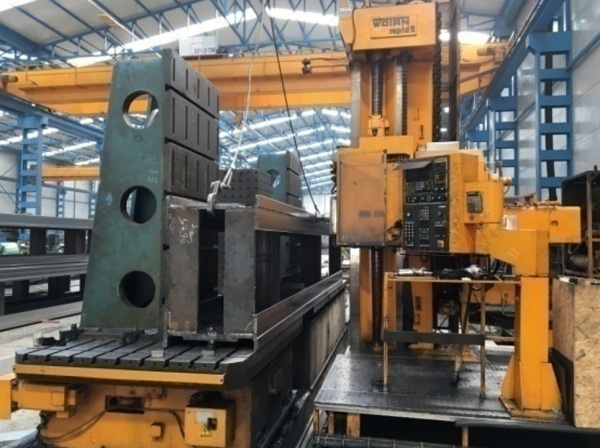 CNC HORIZANTAL MACHINING CENTER - WOTAN RAPID 2K.<br>  X: 8.500 mm, Y: 2.500 mm, Z: 800 mm