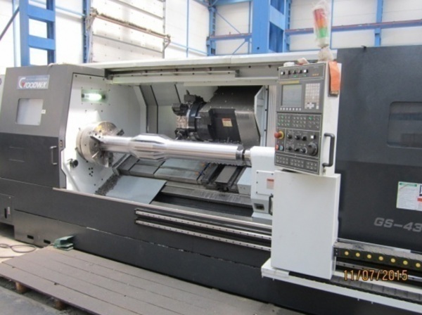 CNC LATHE ( WITH C AXIS ) – GOODWAY <br>Length: 3.200mm, Dia.: 620mm