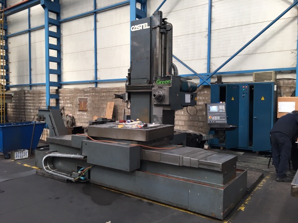 CNC BORING MILL – CASTEL GREEN <br>X: 2.100mm, Y: 1.500mm, Z+W: 1.500mm